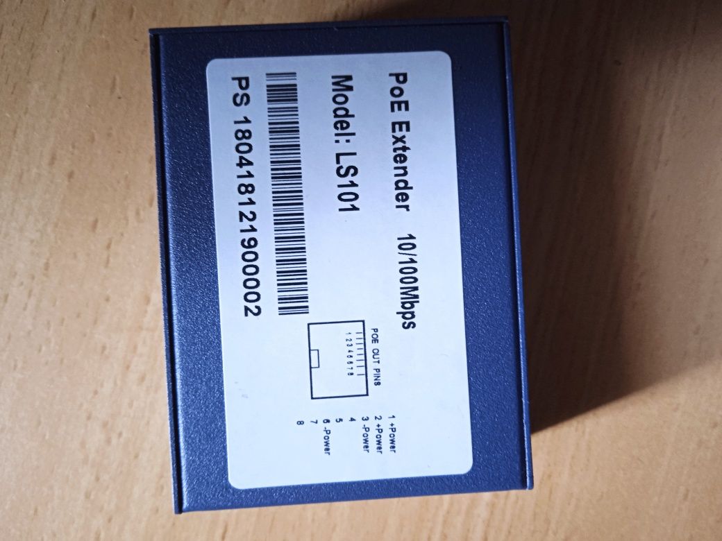 PoE Extender LS101 — удлинитель Ethernet/питания для IP-камер