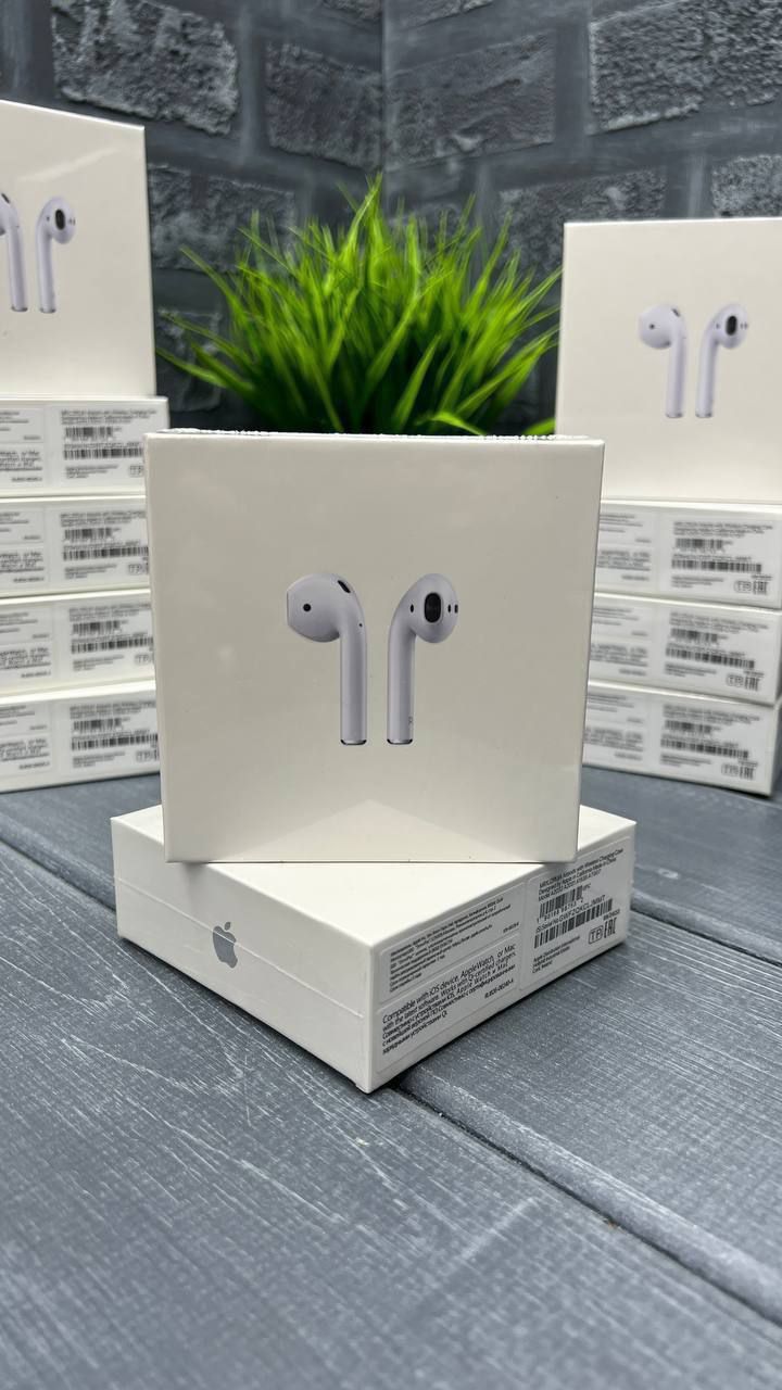 Беспроводные наушники AirPods люкс и премиум класса+ чехол в подарок