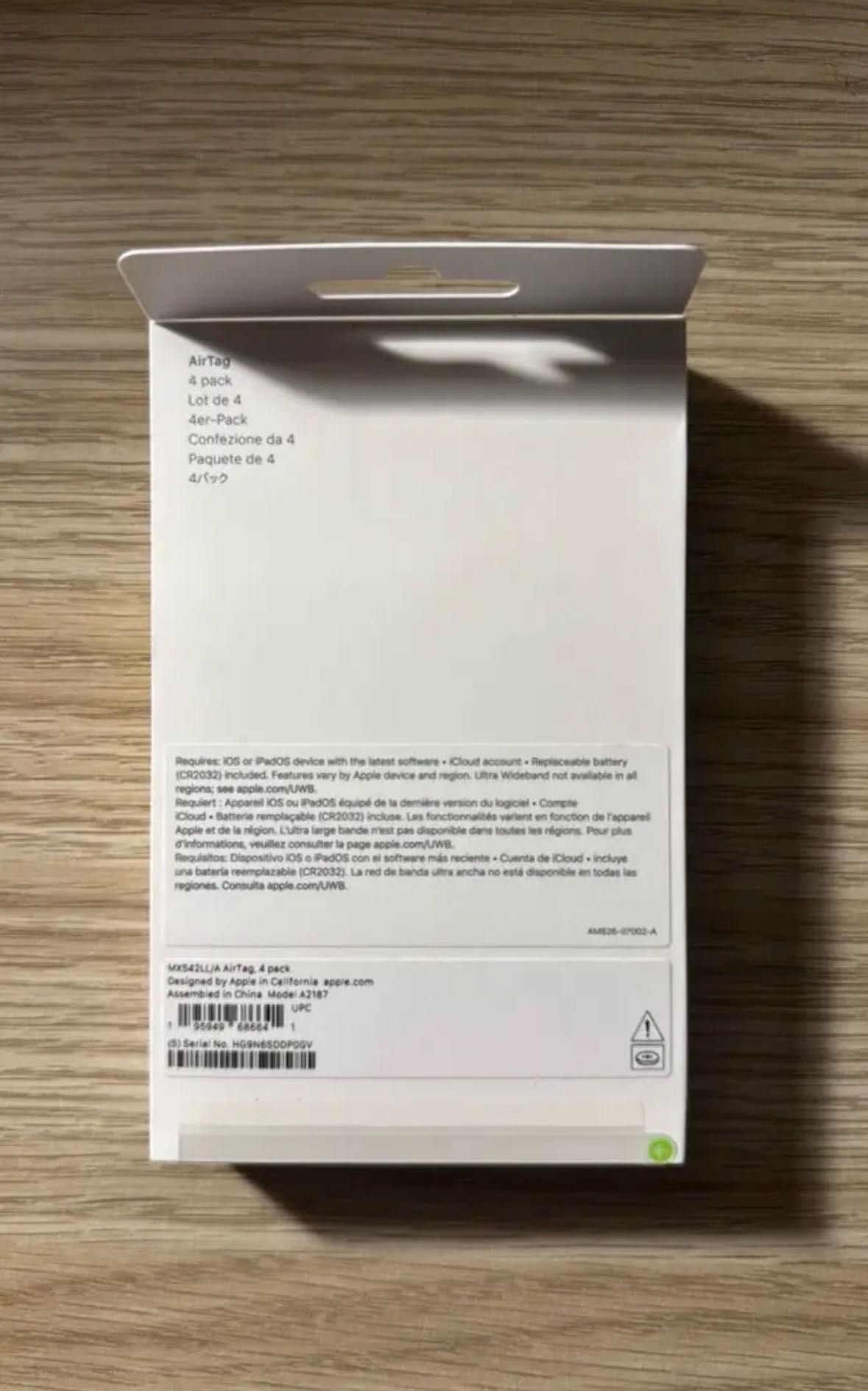 Смарт Трекер Apple AirTag (4 штуки)