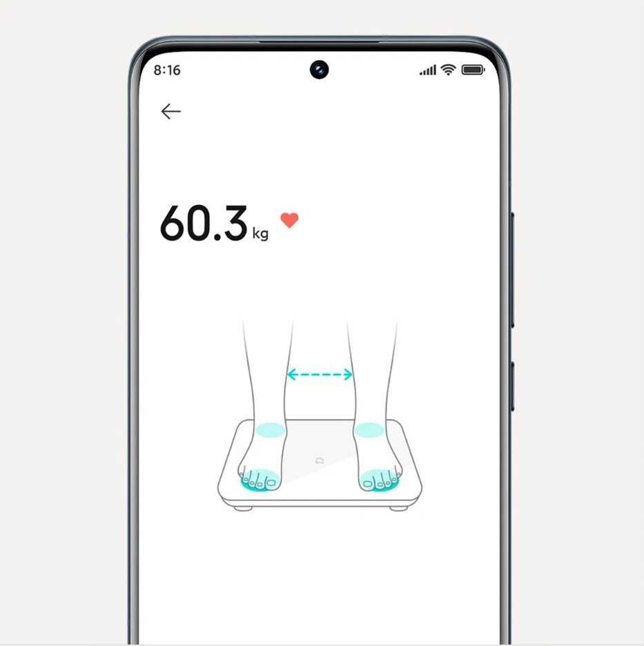 Напольные весы Xiaom, диагностические Pro Scale S400 до 150 кг