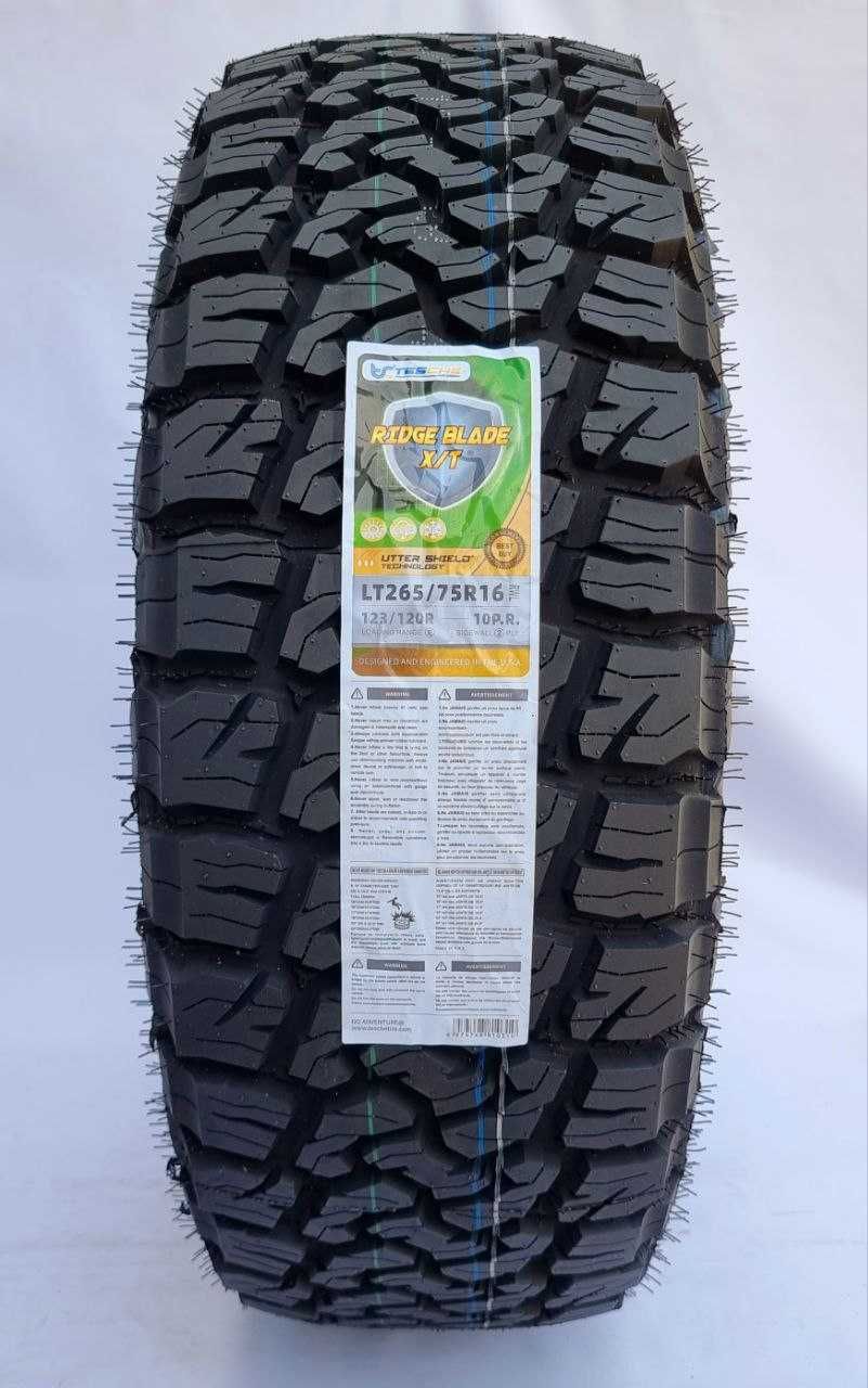265/75R16 LT 119/116R 10PR боковая в 3 слоя  — TESCHE RIDGE BLADE X/T
