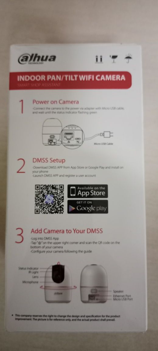 Новая Wi-fi Видеокамера Dahua DH-H3A для дома