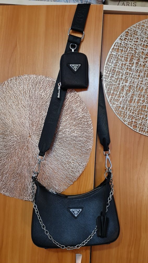 Сумка кросс боди "Prada" багет
