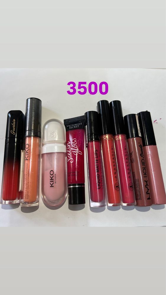 Помады Dior,YSL, Lancome, Guerlain и др.