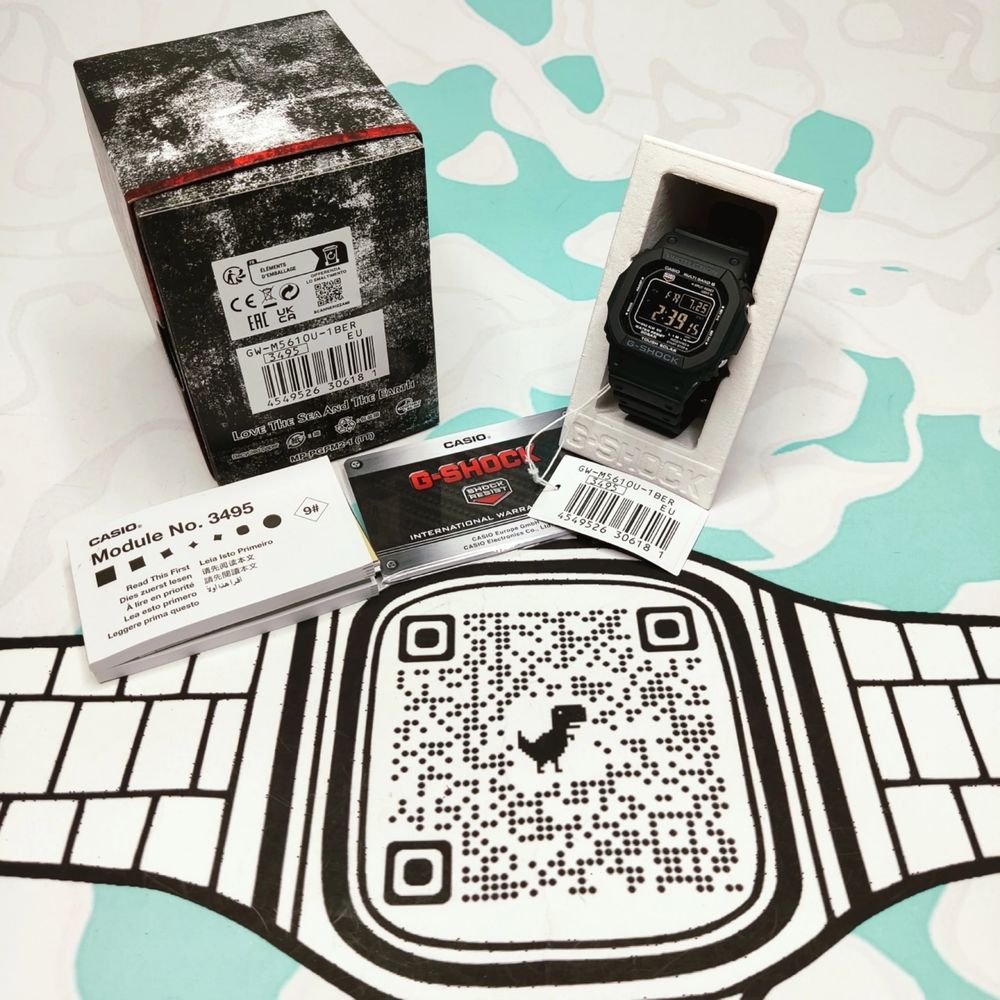 Наручные часы Casio G-Shock GW-M5610U-1B солар