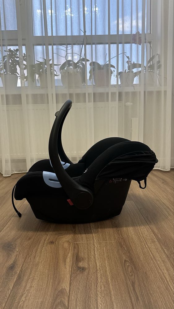 Коляска 3 в 1 Anex m type серого цвета в комлекте с автолюлькой anex