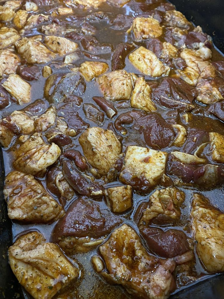 Маринованное Мясо на Шашлык