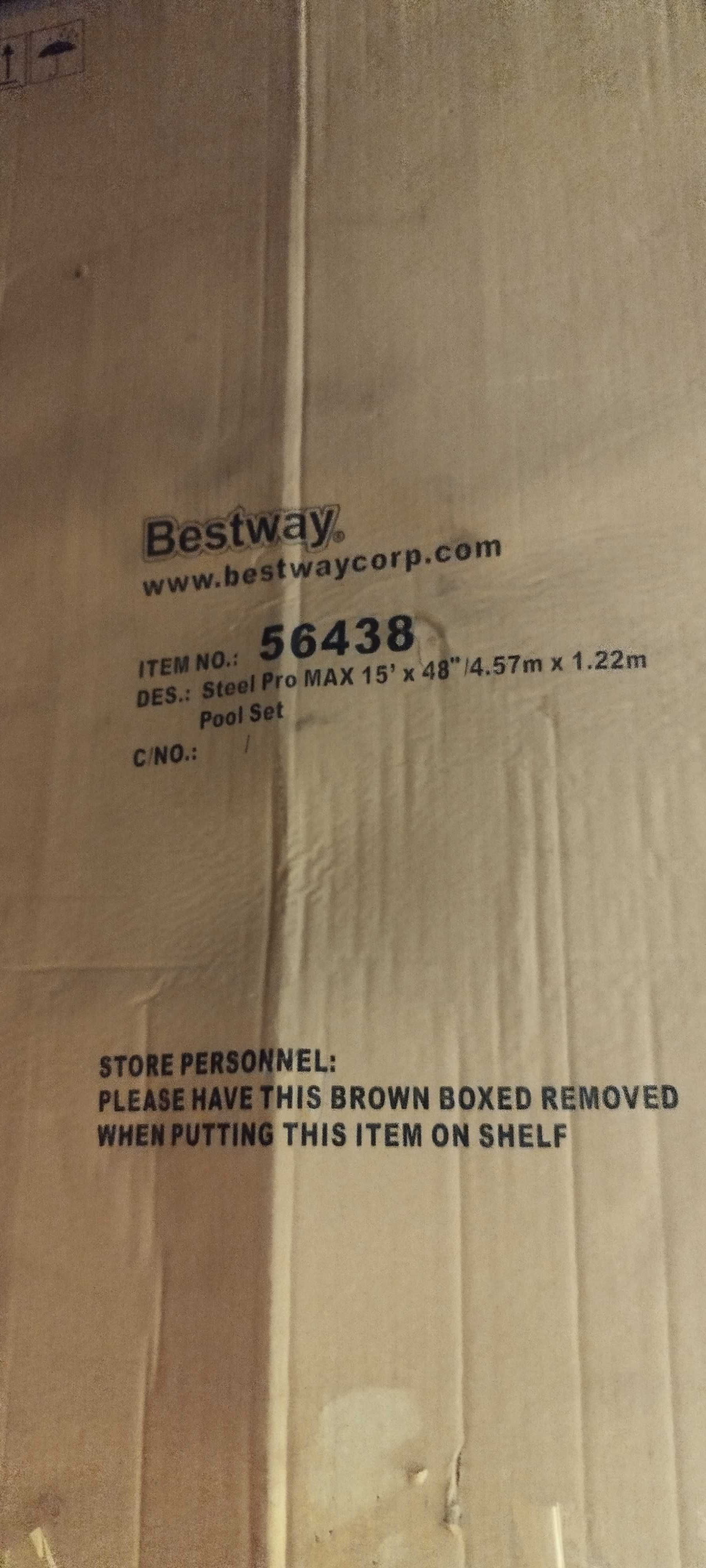 Бассейн каркасный Bestway 457x457x122 см