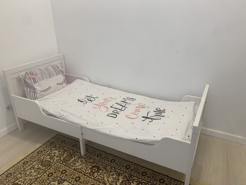 Срочно! Детская растущая кровать сундвик В подарок матрас 80x200 икеа