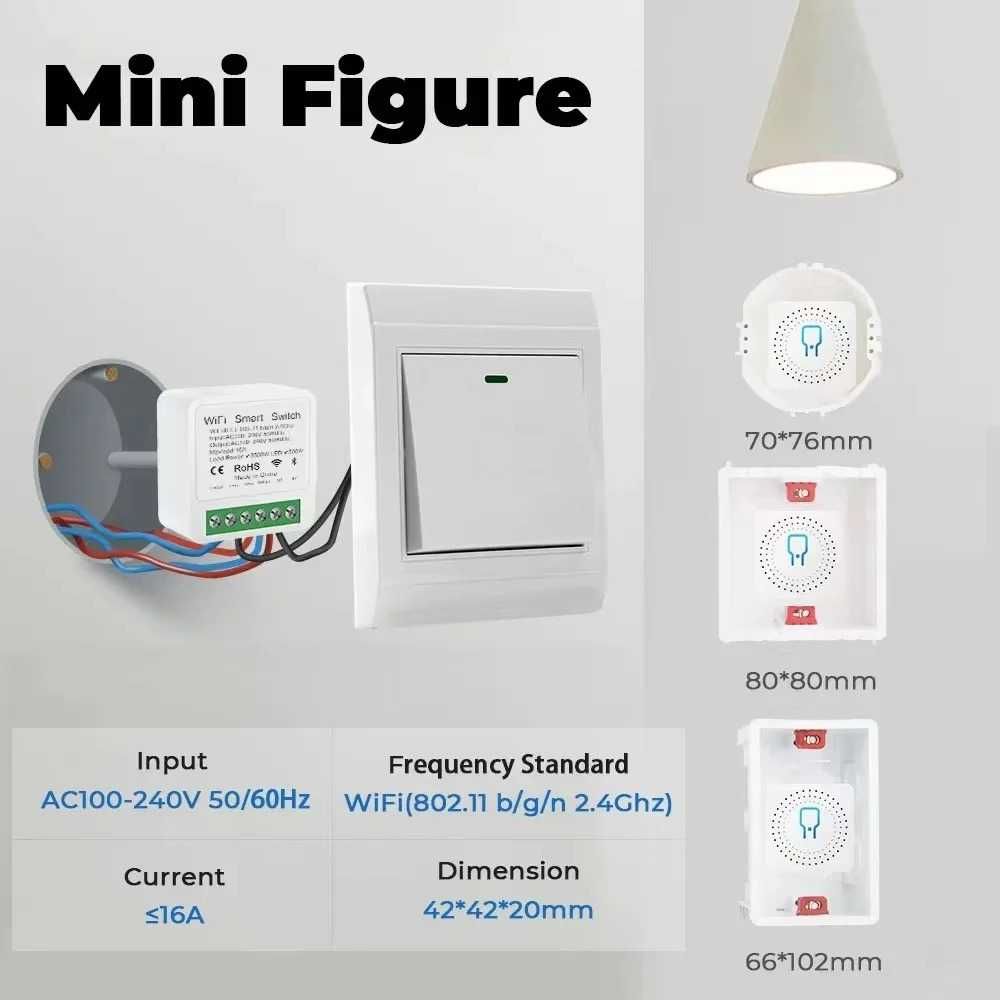 Wi-Fi + RF модуль для умных выключателей — совместим с Алисой