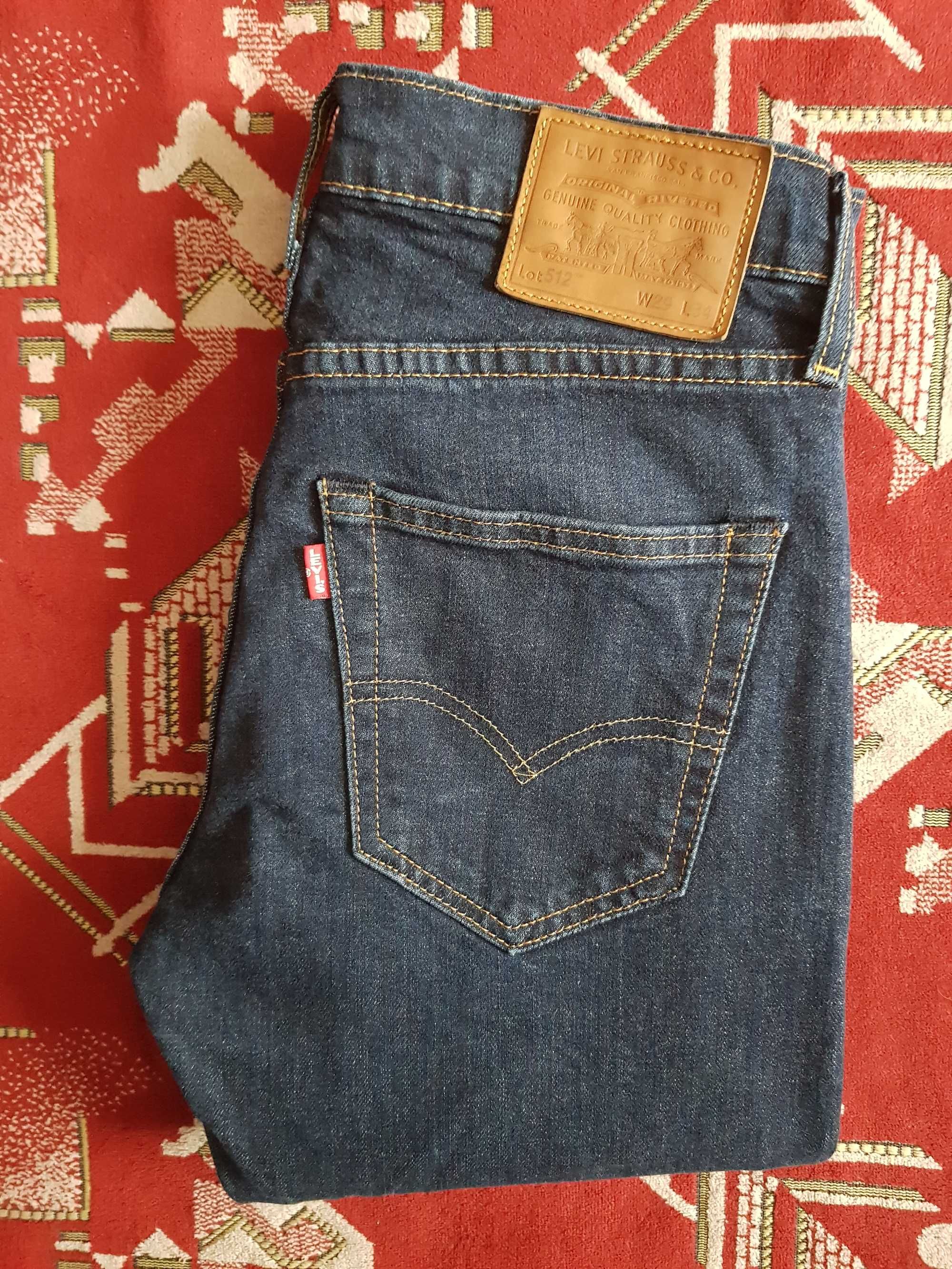 Фирмен. джинсы от "Levis" model 512 original W29xL32 на 42-44 разм.