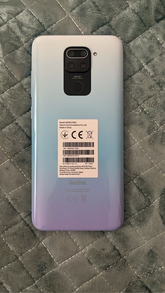 Redmi Note 9 коробкасымен