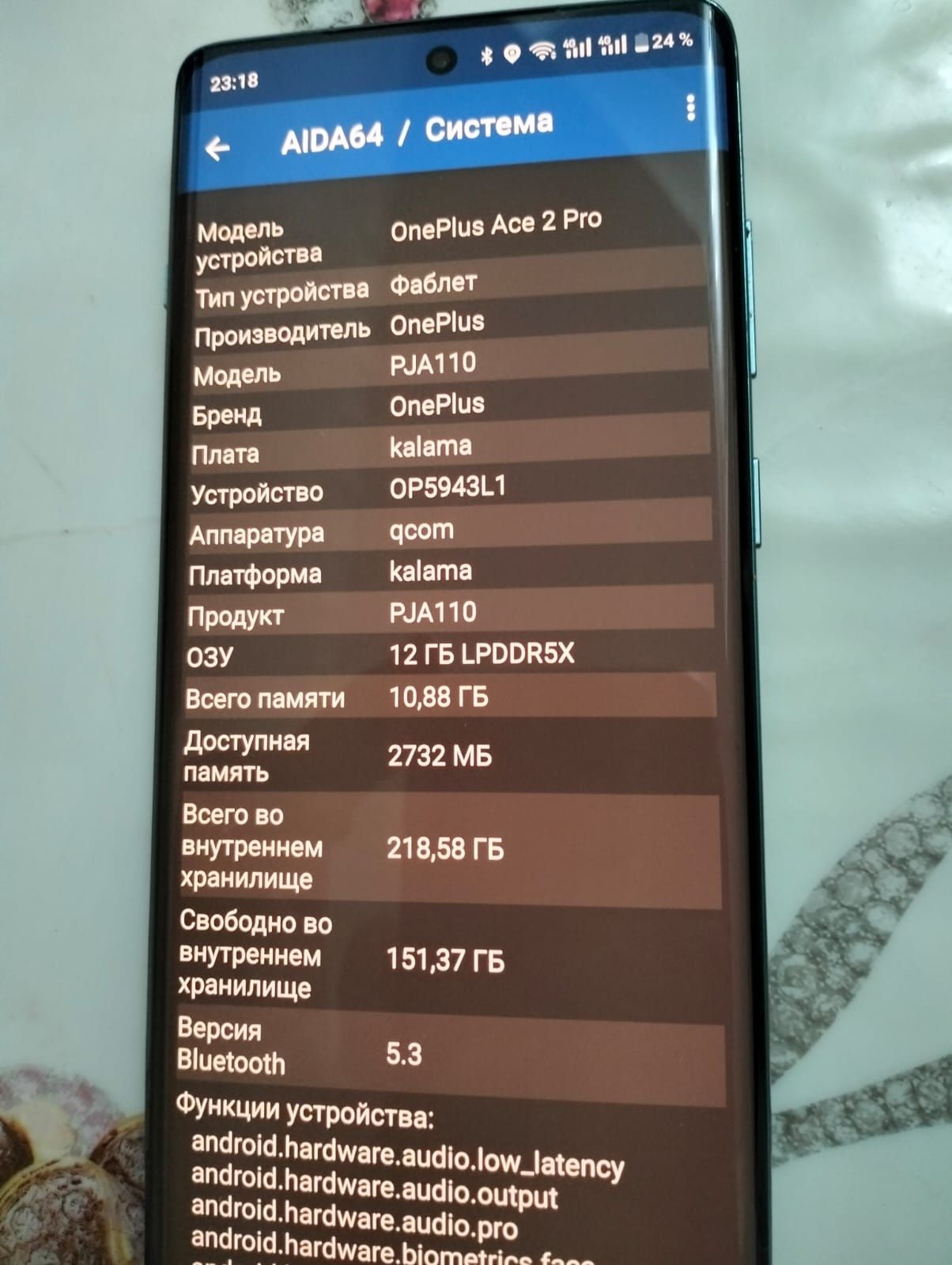 oneplus ace 2 pro 95%