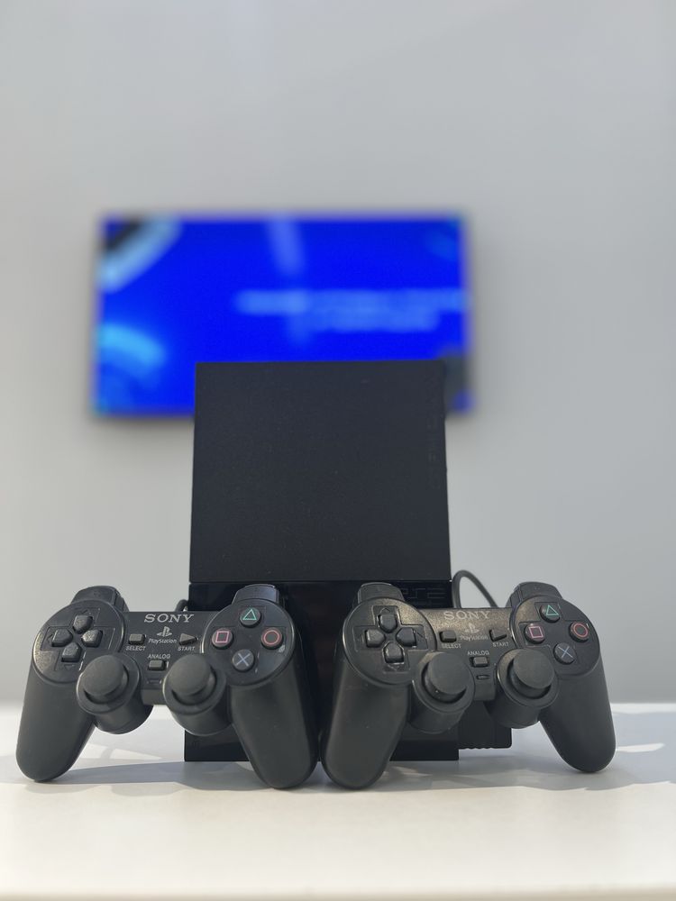 Playstation 2 +3 геймпада