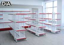 Металлический стеллаж, торговый стеллаж, торговое оборудование asts