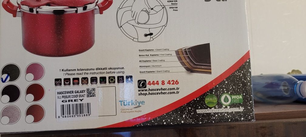 Кастрюля скороварка Home Perfect Hascevher Турция