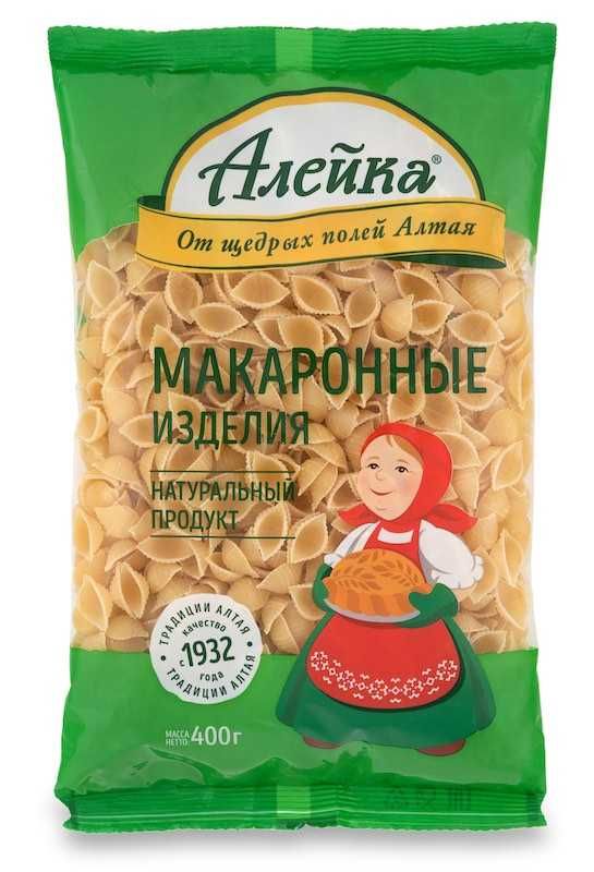 Макаронные изделия «Алейка»  400гр, 3 и 5 кг.