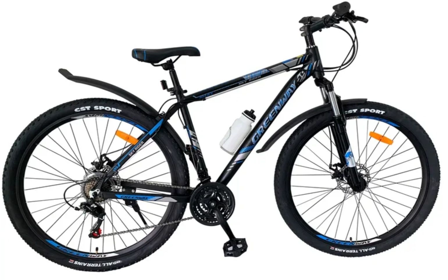 Продаю НОВЫЙ горный Велосипед Greenway Relict, 29" Black/Blue