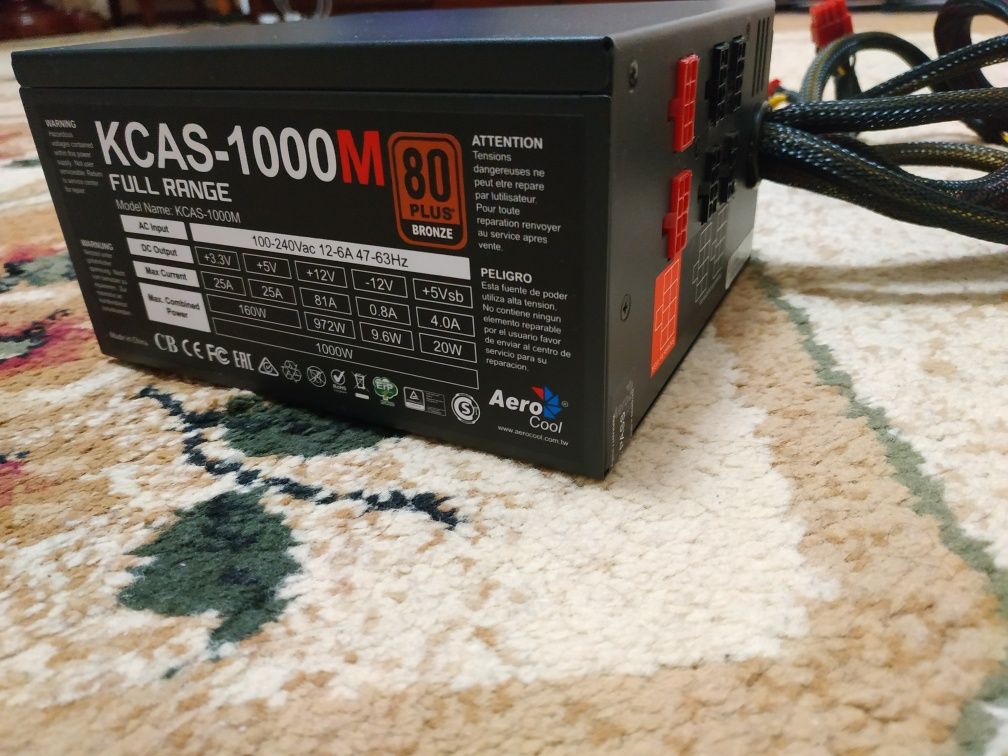 БП Aerocool KCAS 1000W