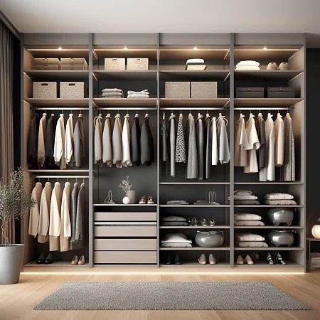 Гардеробные комнаты и шкафы купе самых известных брендов.