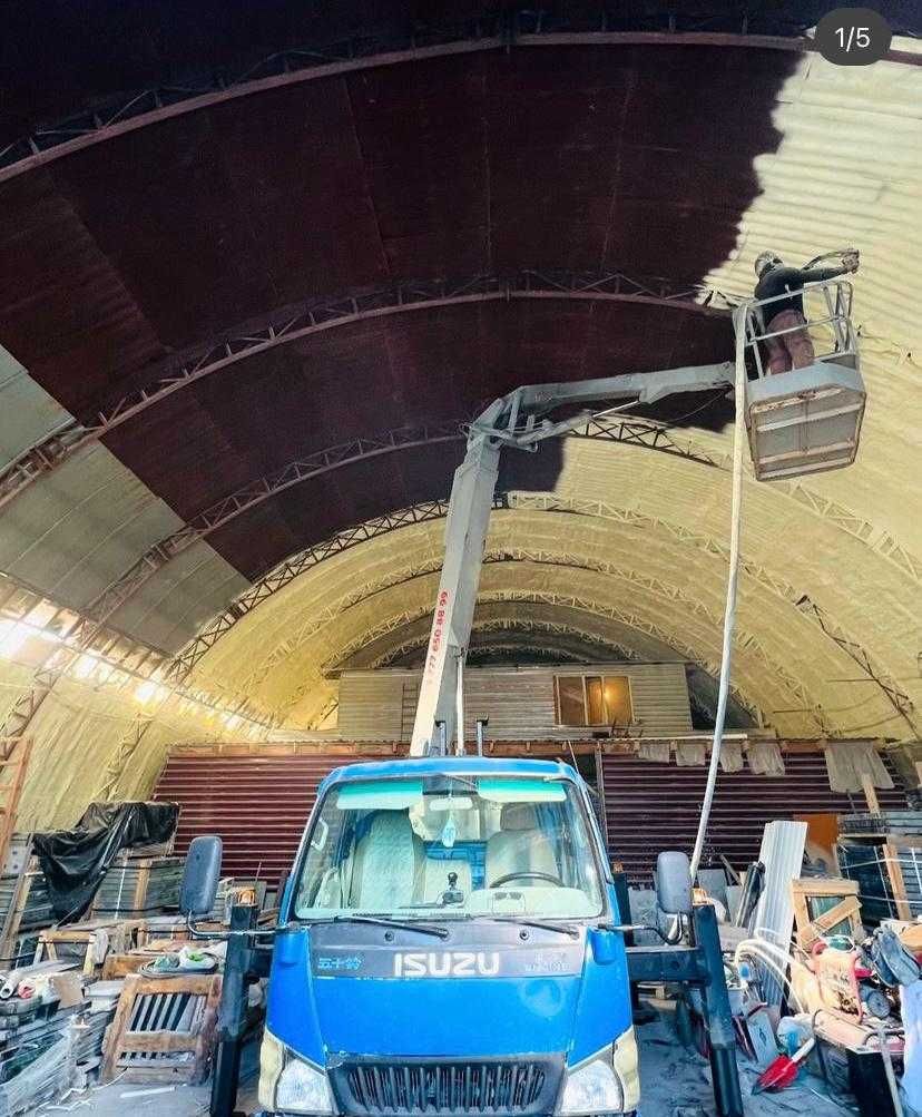 Утепление ППУ (Пенополиуретан) АНГАР, ДОМ, СКЛАД, ГАРАЖ, КРЫША
