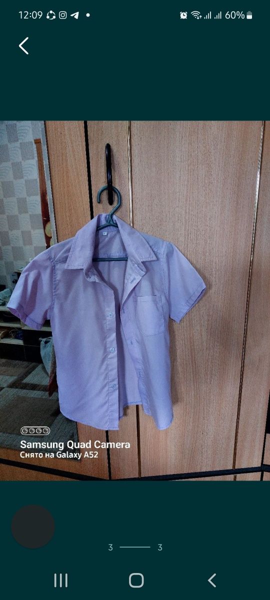 продам рубашки на мальчика  от 4до 8 лет .