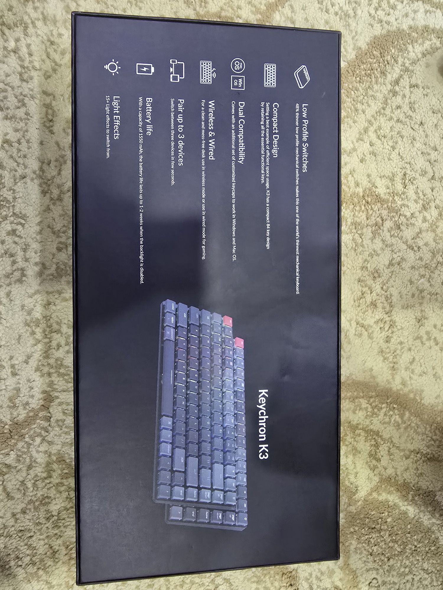 Механическая клавиатура Keychron K3 V2