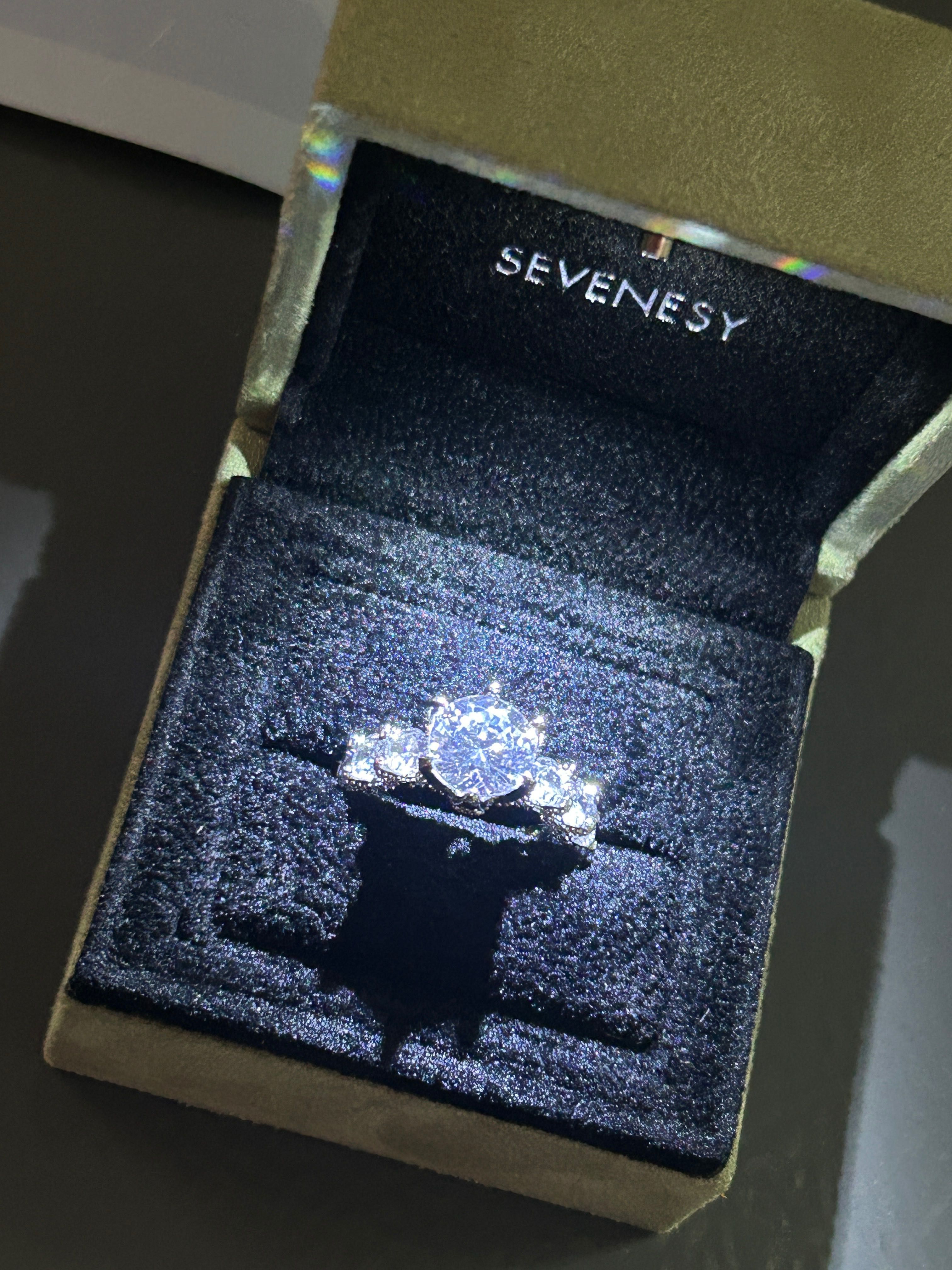 Продам новое серебряное кольцо “sevenesy”