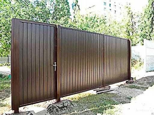 Ворота металлические и кованные