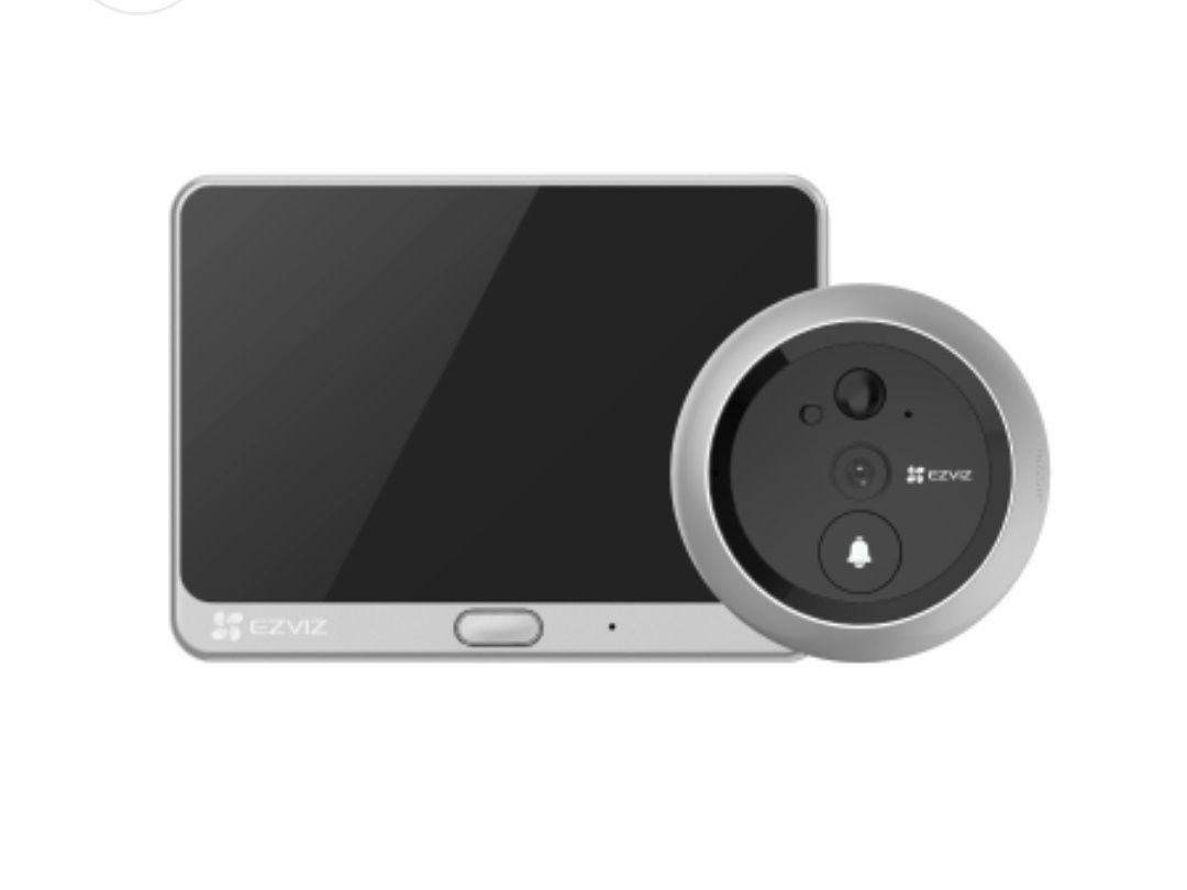 Глазок видео глазокDP2C Silver, WiFi Домофон, Ezviz новый оригинал