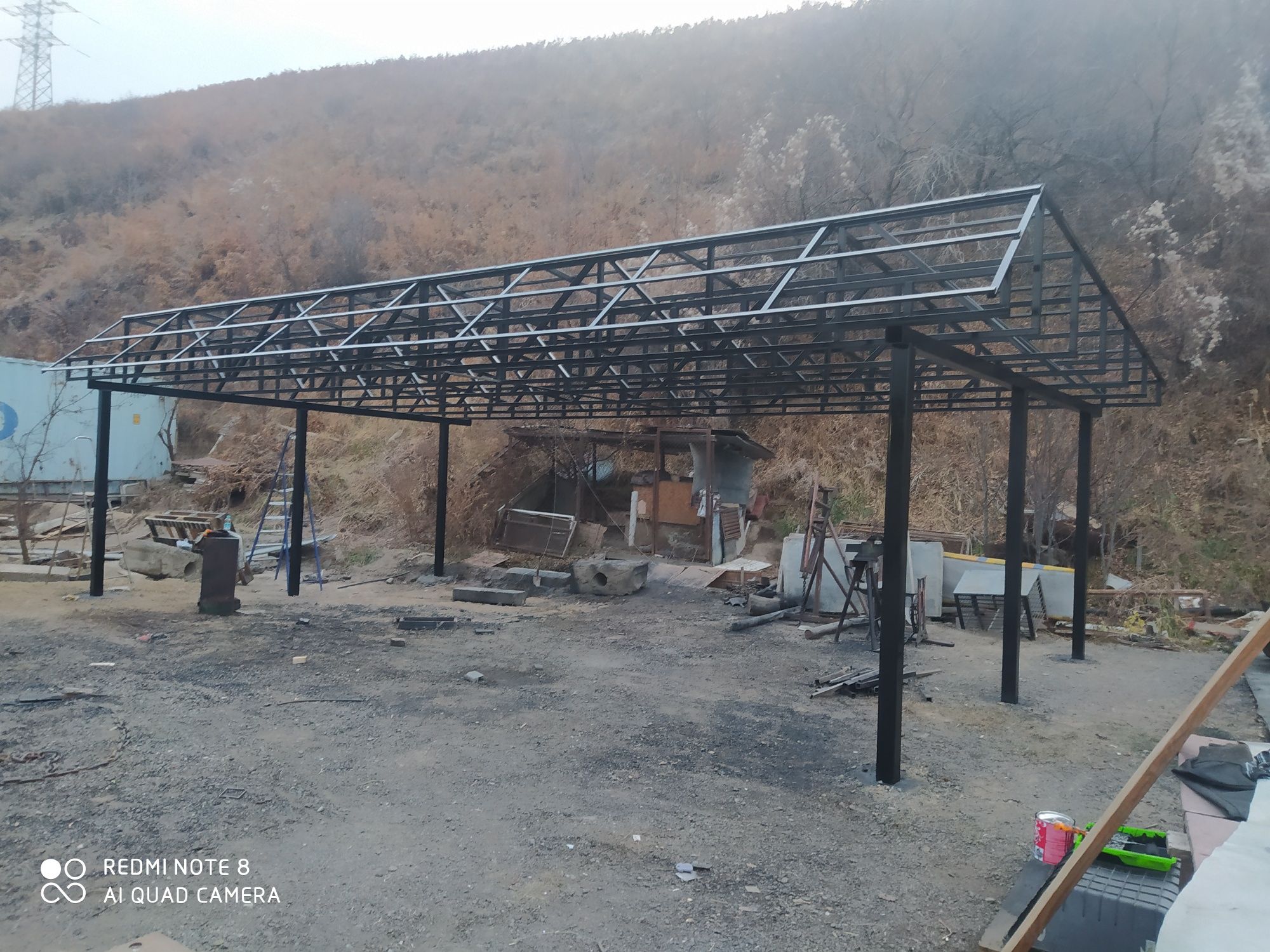 Изготовление и монтаж  навесов, лестниц, ворот
