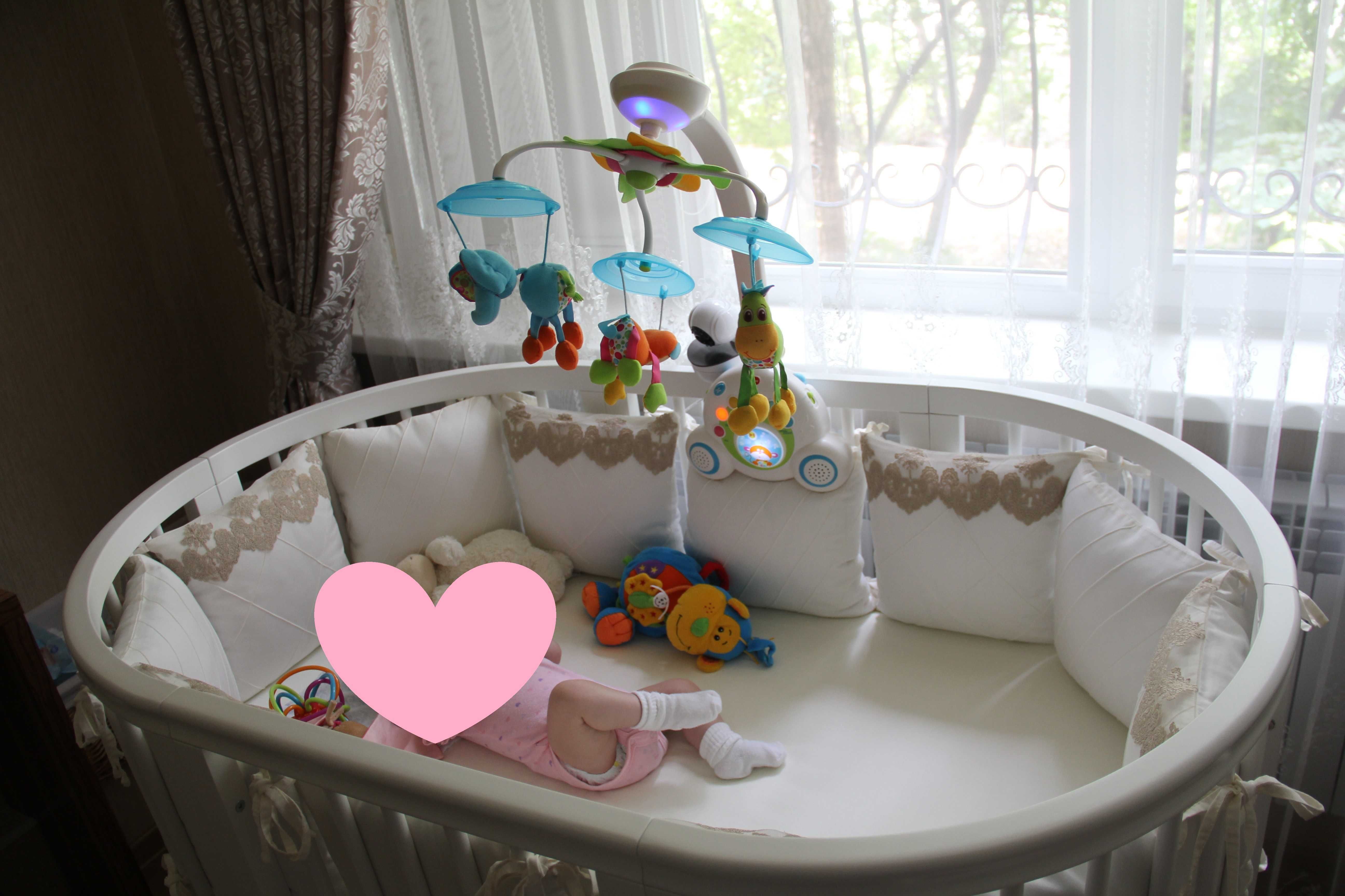 Кроватка-трансформер 8в1 Premium Baby