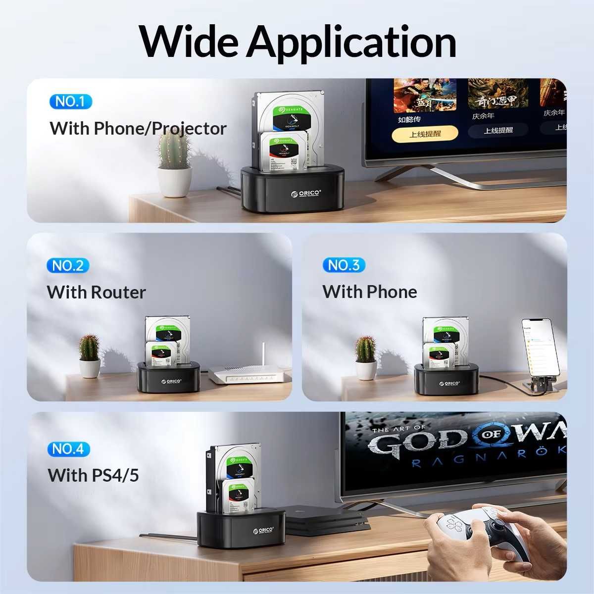 Orico док-станция HDD, USB 3.0 , docking station