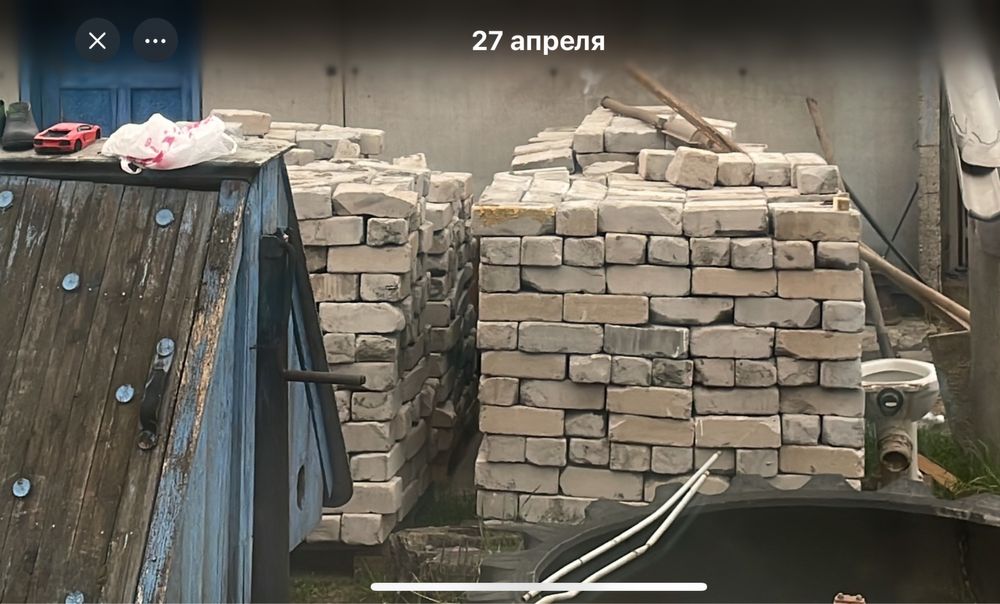 Продам кирпич силикатный б/у