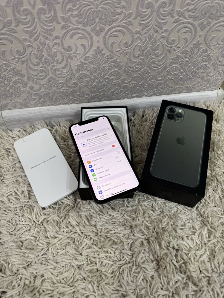 Айфон 11 Про 256 ГБ Iphone 11 Pro с коробкой ВСЕ РАБОТАЕТ Астана