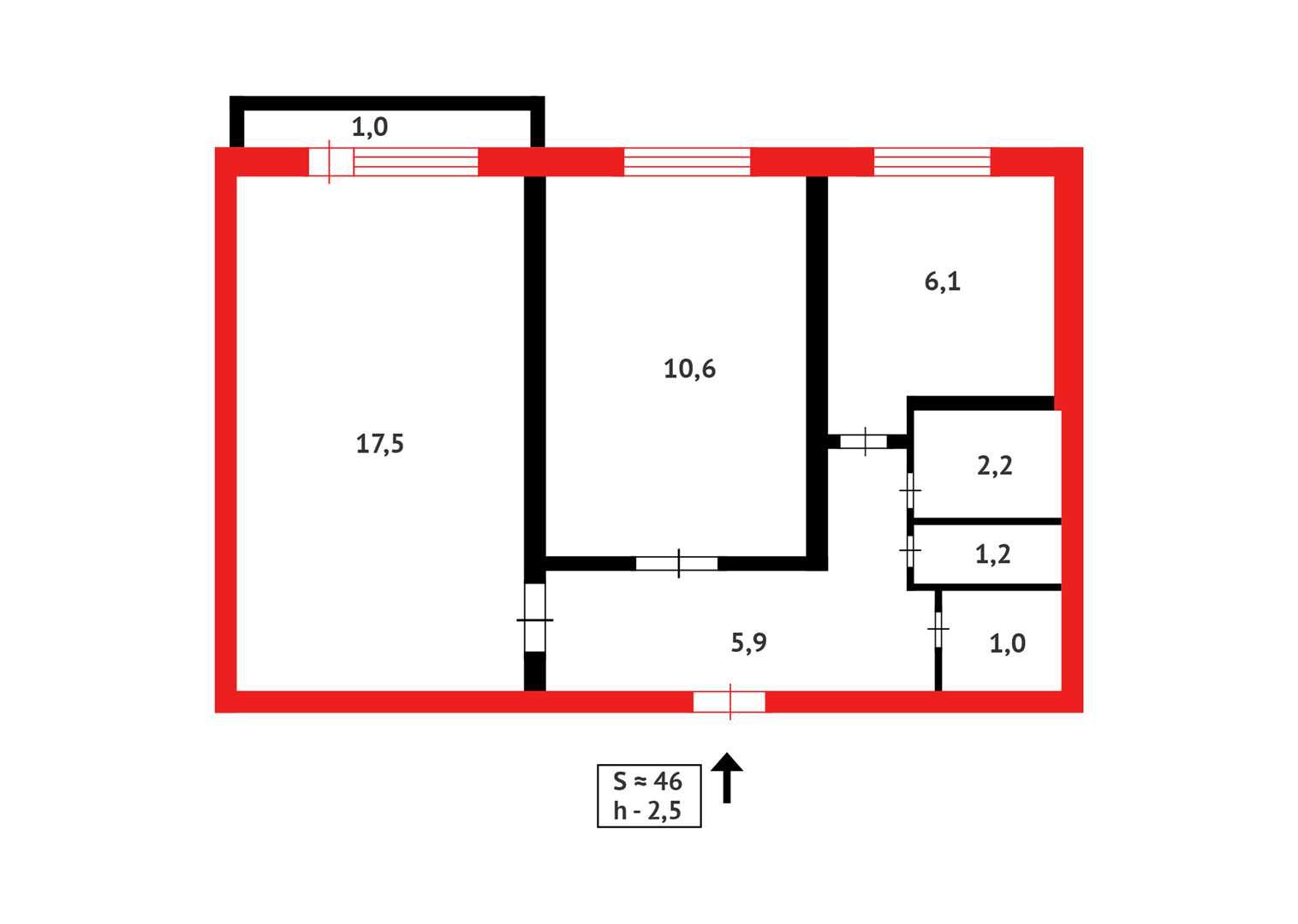 / Продам 2х ком квартиру мкр 1а (школа №6) Торг, можно в ипотеку