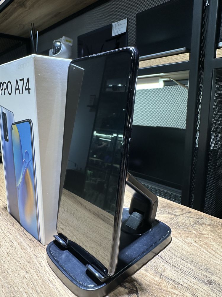 Oppo A74, 4/128 GB, черный, 9951/А10