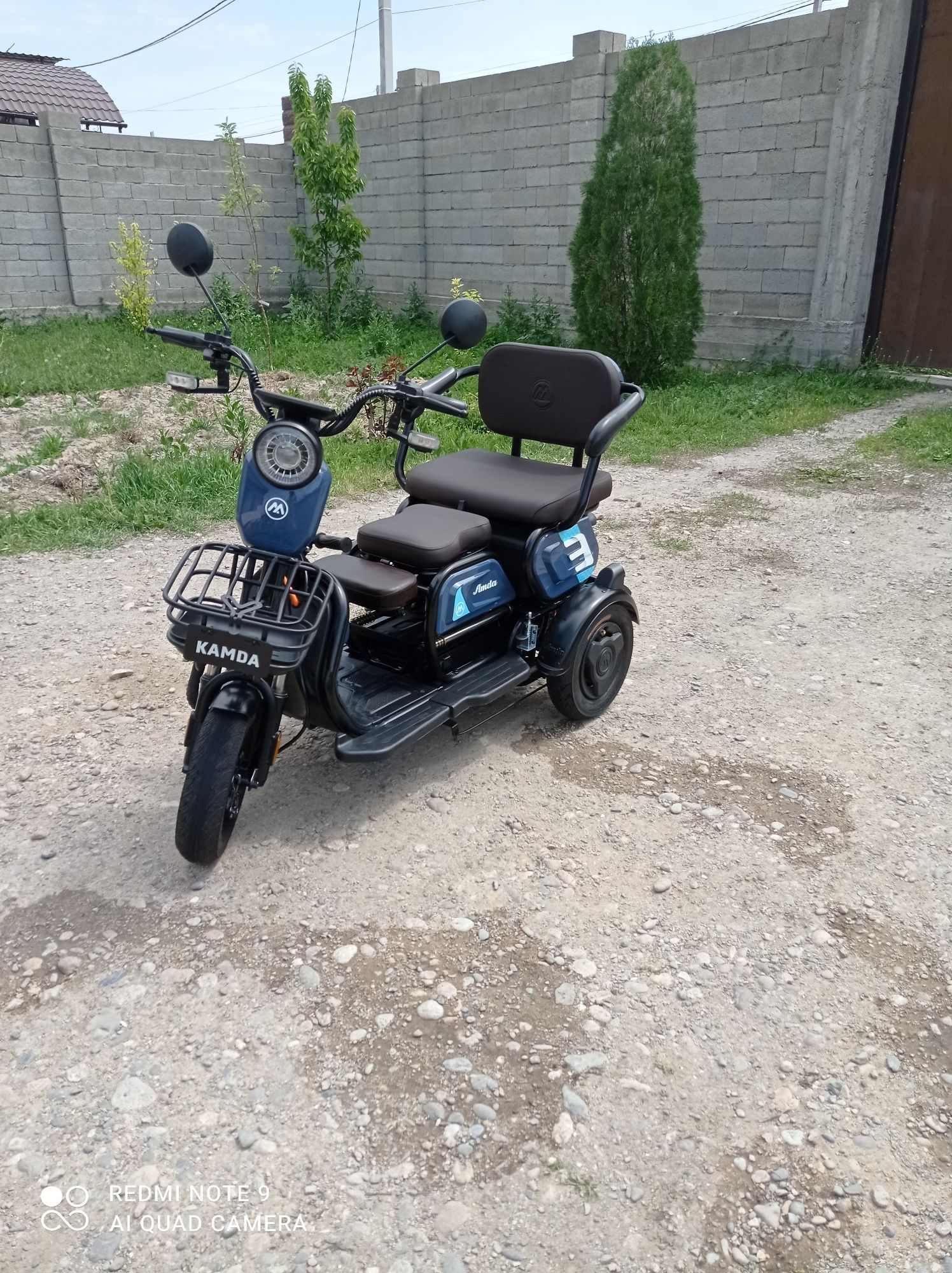 Новый электротрицикл