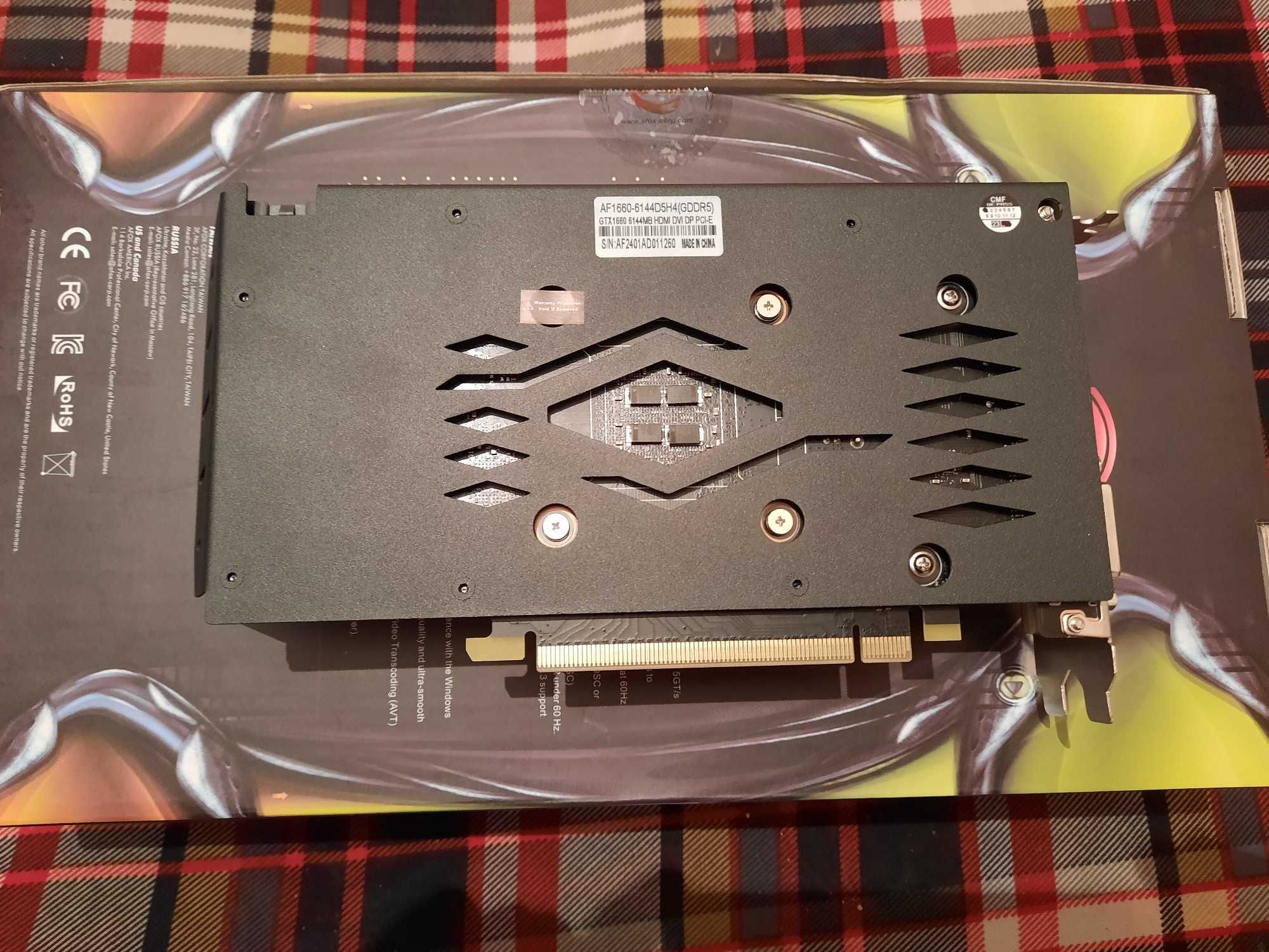 Видеокарта GTX 1660 6gb