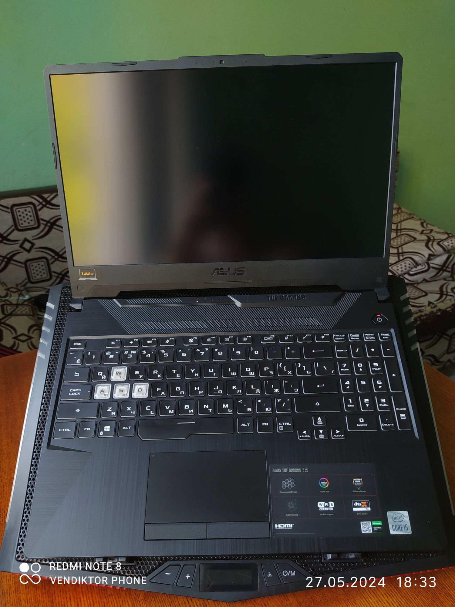 Игровой ноутбук Asus Tuf F15. Подарок!