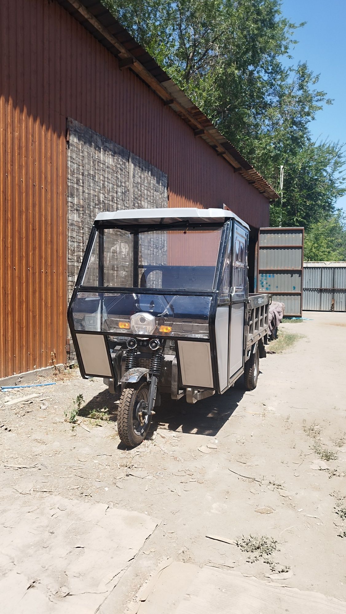 Электро муравей грузовой бортовой Трицикл мотоцикл  трехколесный