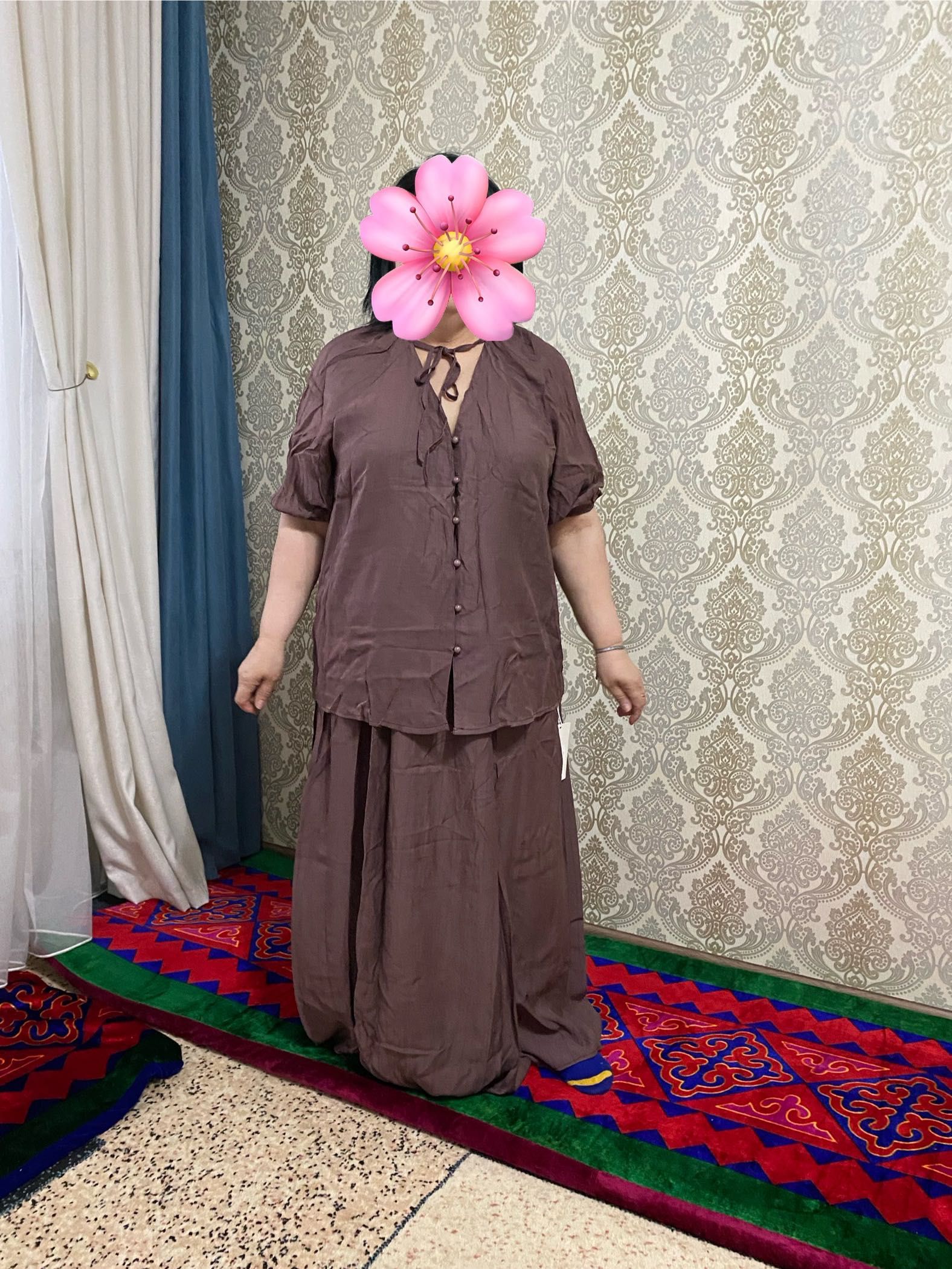 Двойка новая с этикеткой, рубашка с юбкой в пол.