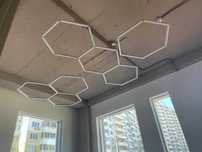 LED светильники соты линии любой рисунок для школы танцев