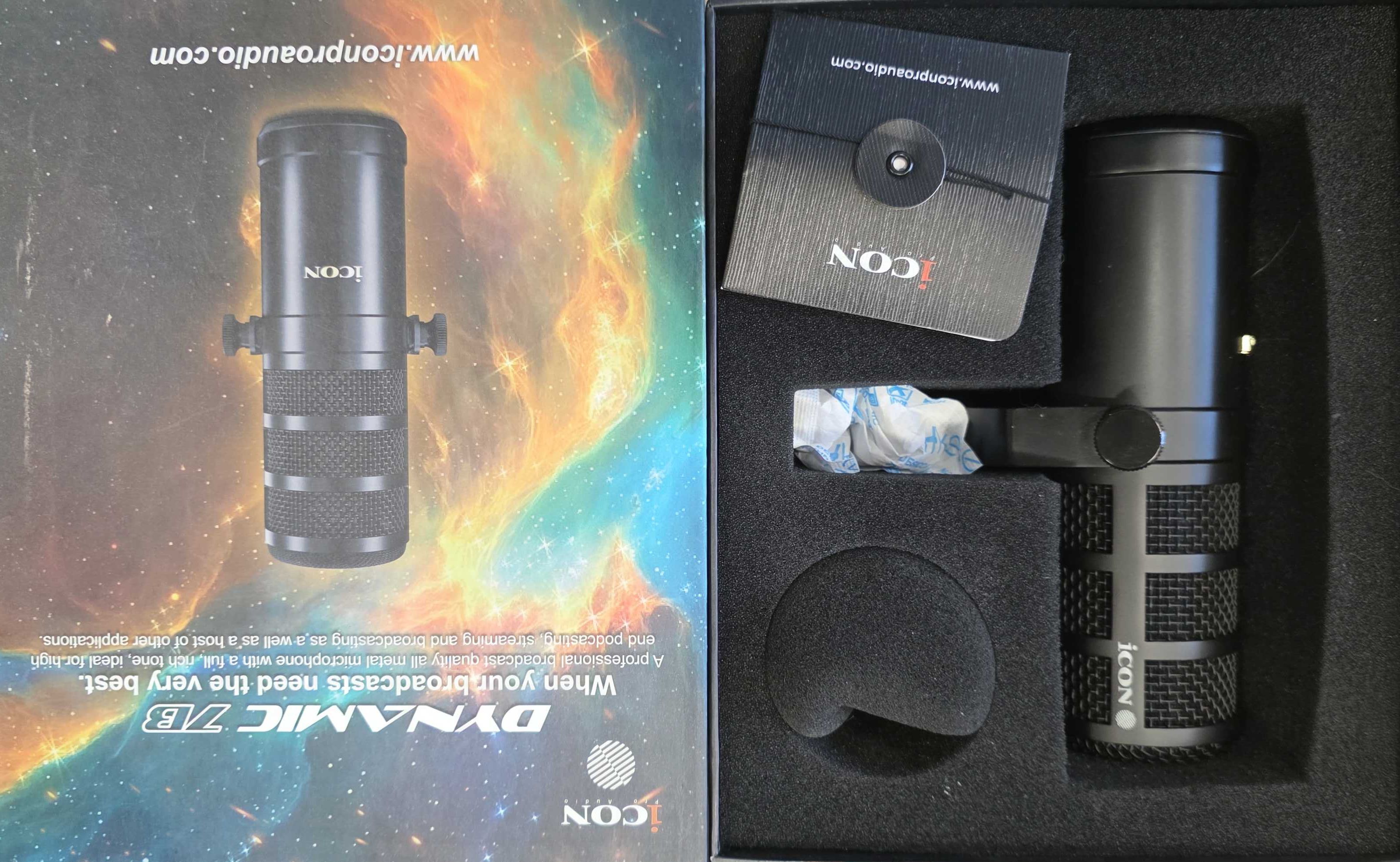 Наушники AKG K 240 MK II, микрофон iCON Dynamic 7B, усилитель для науш