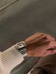 Часы мужские винтажный стильный Cartier Santos