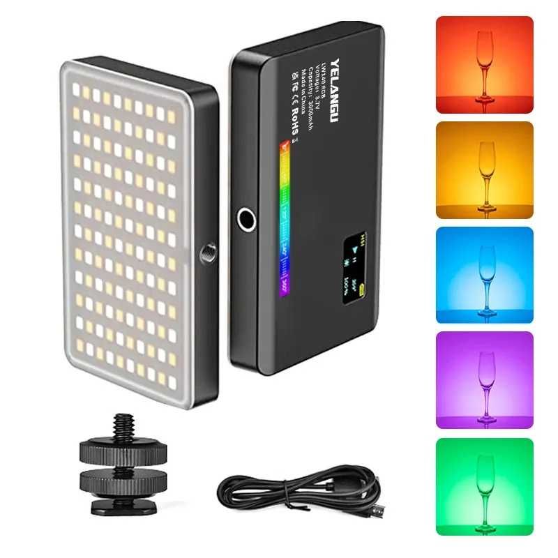 Портативный RGB видеосвет. Полная комплектация. Доставка по РК