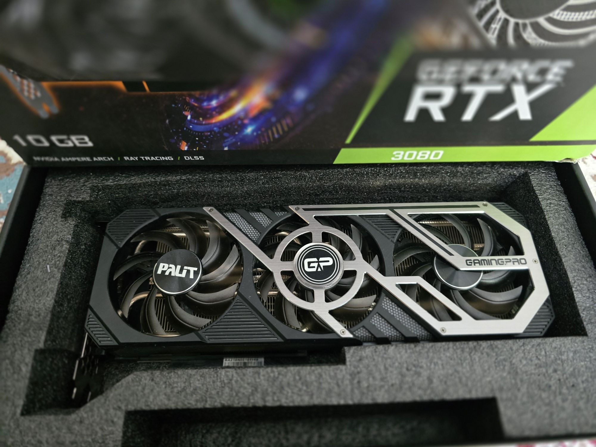 Продам мощную видеокарту RTX Palit GamingPro 3080/10гб/320бит