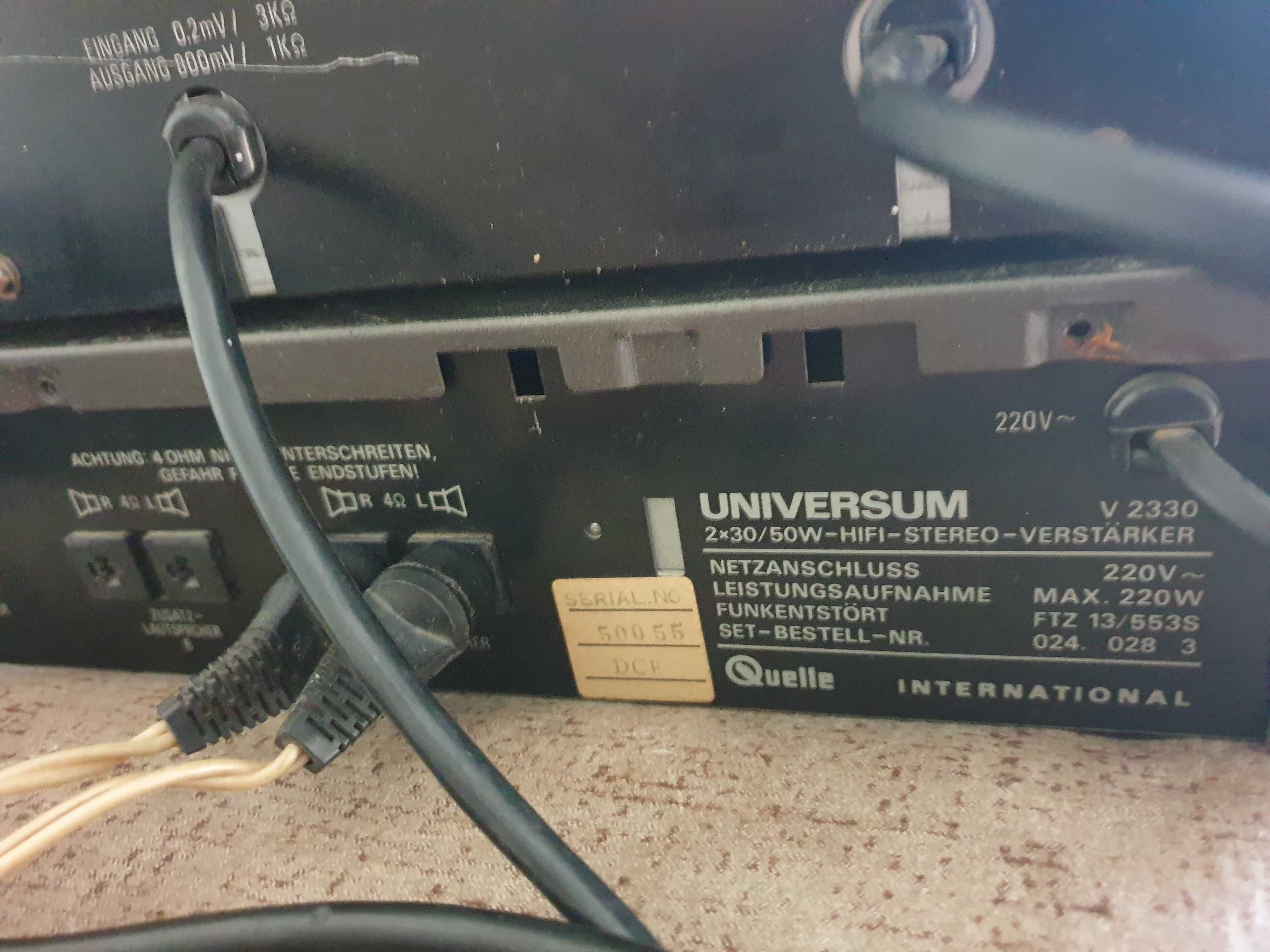 Аппаратура винтаж  Universum .