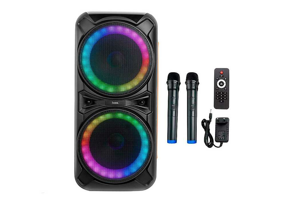 Колонка Hoco DS42 + 2 микрофона