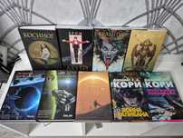 Книги в жанре научной фантастики и темного фентези.